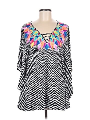 Bar III 3/4 Sleeve Blouse (view 1)