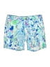 Lilly Pulitzer Tropical Blue Khaki Shorts Size 2 - photo 1