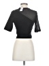 Express Black Short Sleeve Top Size XS - photo 2