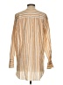 Helmut Lang Stripes Orange Long Sleeve Blouse Size XS - photo 2