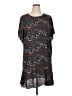 CAbi 100% Polyester Print Gray Casual Dress Size XL - photo 1