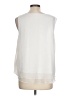 Assorted Brands Ivory Sleeveless Blouse Size L (estimated) - photo 2