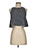 Aqua Black Sleeveless Blouse Size S - photo 1