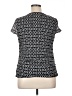 212 Collection Black Short Sleeve Top Size XL - photo 2