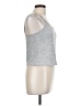 Unbranded 100% Polyester Silver Tank Top Size L - photo 4