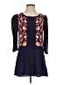 Floreat Blue 3/4 Sleeve Blouse Size 2 - photo 1