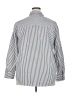 Casa Cabana Stripes Silver White Long Sleeve Button-Down Shirt Size XXL - photo 2
