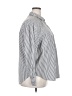 Casa Cabana Stripes Silver White Long Sleeve Button-Down Shirt Size XXL - photo 4