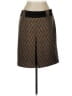 Etcetera Chevron-herringbone Brown Casual Skirt Size 12 - photo 1