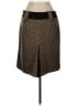 Etcetera Chevron-herringbone Brown Casual Skirt Size 12 - photo 2