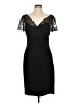Donna Ricco 100% Polyester Black Cocktail Dress Size 10 - photo 1