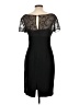 Donna Ricco 100% Polyester Black Cocktail Dress Size 10 - photo 2
