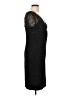 Donna Ricco 100% Polyester Black Cocktail Dress Size 10 - photo 4