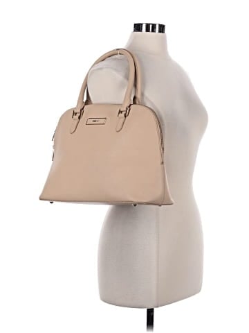 DKNY Leather Satchel (view 2)