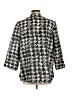 I.C. By Connie K Houndstooth Silver Blazer Size L - photo 2