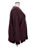 Ann Taylor LOFT Solid Burgundy Pullover Sweater Size XXL - photo 4