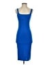 Zara Solid Blue Cocktail Dress Size S - photo 1