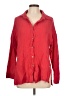 Unbranded Red 3/4 Sleeve Button-Down Shirt Size L - photo 1