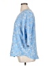 Taohuadao Blue 3/4 Sleeve Blouse Size XL - photo 5