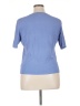 Claudia D. Blue Short Sleeve Top Size XL - photo 2