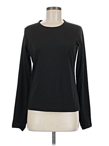 Aqua Long Sleeve Top (view 1)