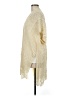 LVS Collections 100% Acrylic Ivory Poncho One size - photo 5
