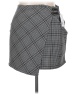 Forever 21 Houndstooth Gray Casual Skirt Size XL - photo 1