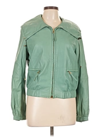 Max Mara Studio Leather Jacket (view 1)