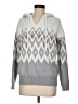 Rachel Zoe TJX Chevron-herringbone Silver Pullover Sweater Size M - photo 1