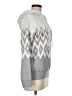 Rachel Zoe TJX Chevron-herringbone Silver Pullover Sweater Size M - photo 4