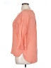 Stylus 100% Rayon Polka Dots Orange 3/4 Sleeve Blouse Size XL - photo 4
