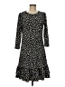 Harper Rose Animal Print Black Casual Dress Size 8 - photo 1