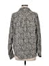 Express 100% Polyester Animal Print Ivory Long Sleeve Blouse Size M - photo 2