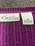 Kim Rogers 100% Cotton Purple Pullover Sweater Size 2X - photo 7
