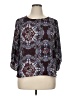 Hippie Rose 100% Polyester Purple 3/4 Sleeve Blouse Size XL - photo 1