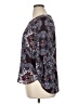 Hippie Rose 100% Polyester Purple 3/4 Sleeve Blouse Size XL - photo 5