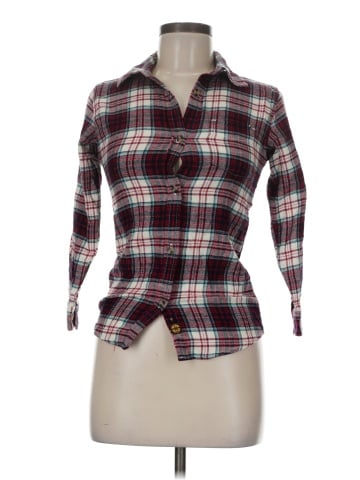 Lincoln Outfitters 3/4 Sleeve Button-Down Shirt (view 1)