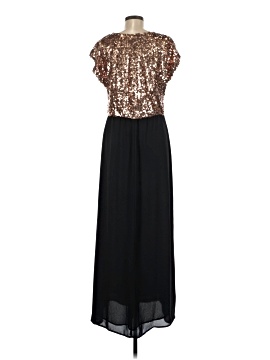 slim fit dress slacks Noir Gold Velvet & Sequin Gown 14 / Noir Gold