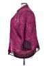Avenue 100% Polyester Paisley Purple 3/4 Sleeve Blouse Size 26 - 28 Plus - photo 5
