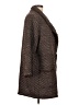 Max Studio 100% Polyester Polka Dots Brown Coat Size L (estimated) - photo 4