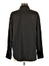Unbranded 100% Polyester Solid Black Long Sleeve Blouse Size M (estimated) - photo 2