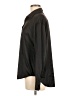 Unbranded 100% Polyester Solid Black Long Sleeve Blouse Size M (estimated) - photo 5