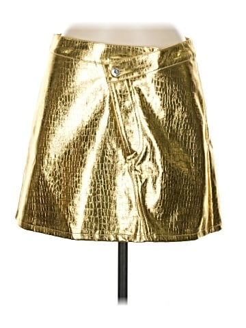 Torn by Ronny Kobo Faux Leather Skirt (view 1)