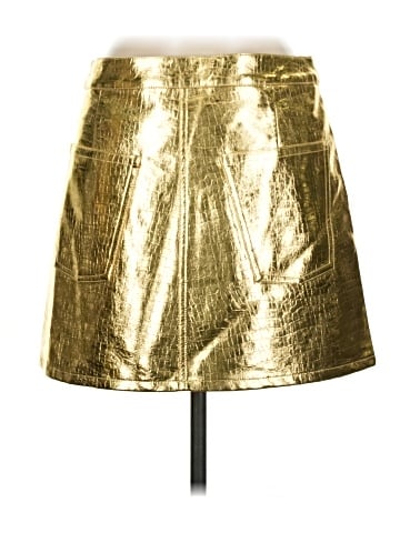 Torn by Ronny Kobo Faux Leather Skirt (view 2)