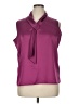 Karen Scott 100% Polyester Purple Sleeveless Blouse Size XL - photo 1