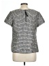 Talbots Tweed Silver Short Sleeve Blouse Size 12 - photo 2