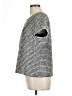 Talbots Tweed Silver Short Sleeve Blouse Size 12 - photo 5