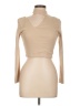OAK Tan Long Sleeve Turtleneck Size L - photo 1