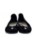 Giani Bernini 100% Leather Floral Graphic Black Flats Size 7 1/2 - photo 2