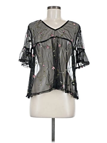 Gypsies & Moondust Short Sleeve Blouse (view 1)